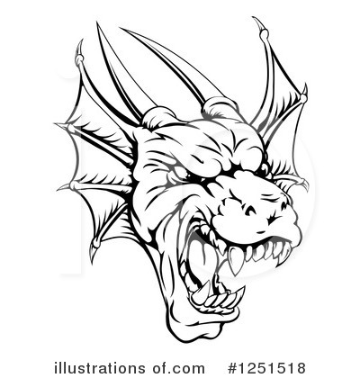 Royalty-Free (RF) Dragon Clipart Illustration by AtStockIllustration - Stock Sample #1251518