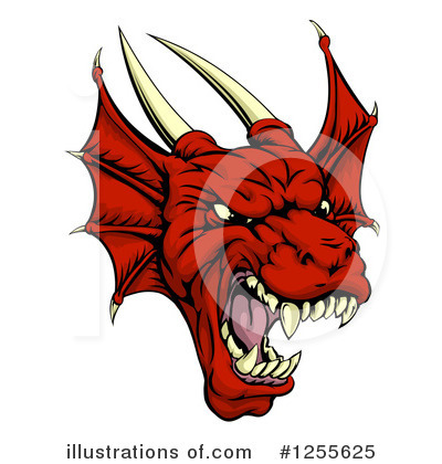 Dragon Clipart #1255625 by AtStockIllustration