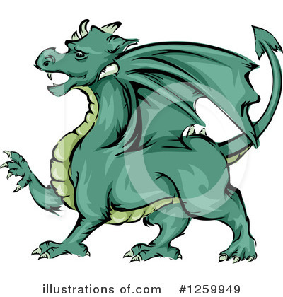Royalty-Free (RF) Dragon Clipart Illustration by BNP Design Studio - Stock Sample #1259949