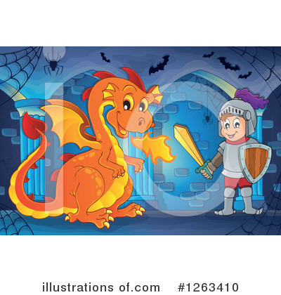 Royalty-Free (RF) Dragon Clipart Illustration by visekart - Stock Sample #1263410
