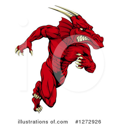 Royalty-Free (RF) Dragon Clipart Illustration by AtStockIllustration - Stock Sample #1272926
