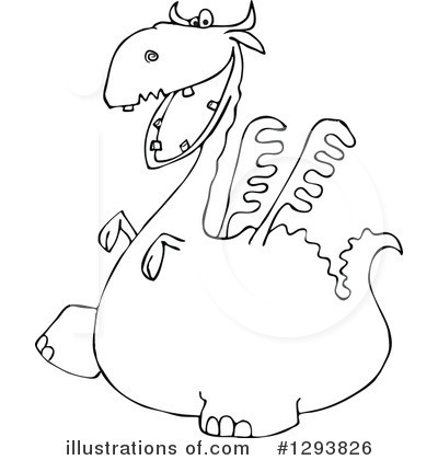 Royalty-Free (RF) Dragon Clipart Illustration by djart - Stock Sample #1293826