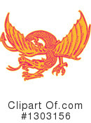 Dragon Clipart #1303156 by patrimonio