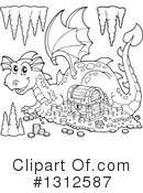 Dragon Clipart #1312587 by visekart