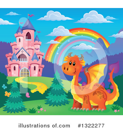 Royalty-Free (RF) Dragon Clipart Illustration by visekart - Stock Sample #1322277