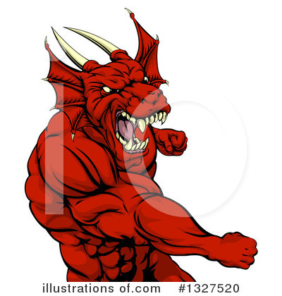 Royalty-Free (RF) Dragon Clipart Illustration by AtStockIllustration - Stock Sample #1327520