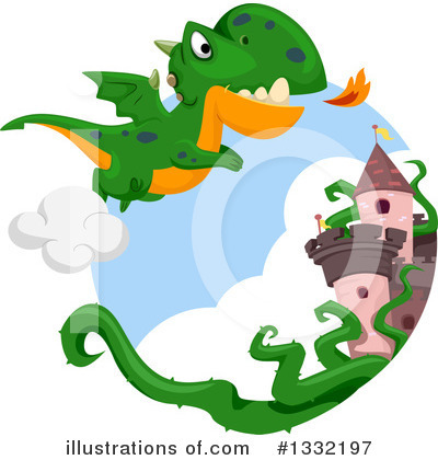 Royalty-Free (RF) Dragon Clipart Illustration by BNP Design Studio - Stock Sample #1332197