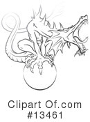 Dragon Clipart #13461 by Leo Blanchette