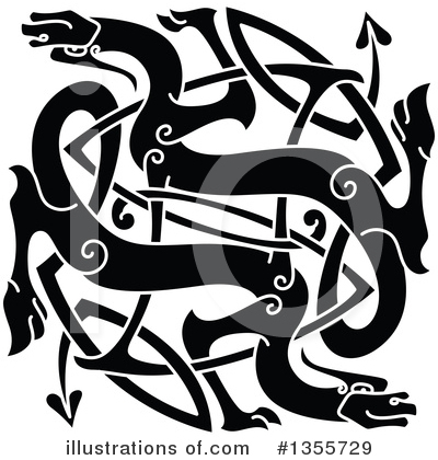 Royalty-Free (RF) Dragon Clipart Illustration by Vector Tradition SM - Stock Sample #1355729