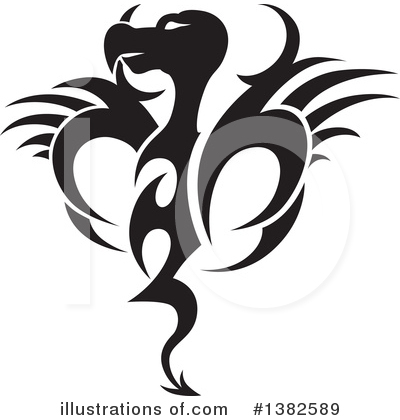 Royalty-Free (RF) Dragon Clipart Illustration by dero - Stock Sample #1382589