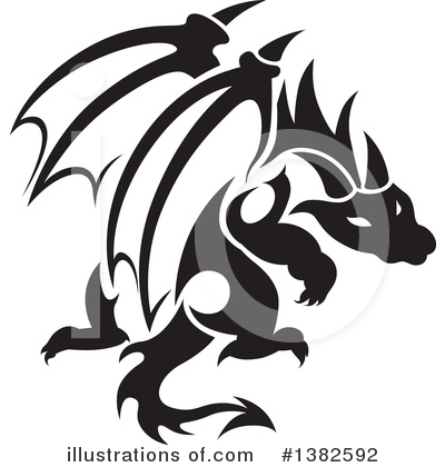 Royalty-Free (RF) Dragon Clipart Illustration by dero - Stock Sample #1382592