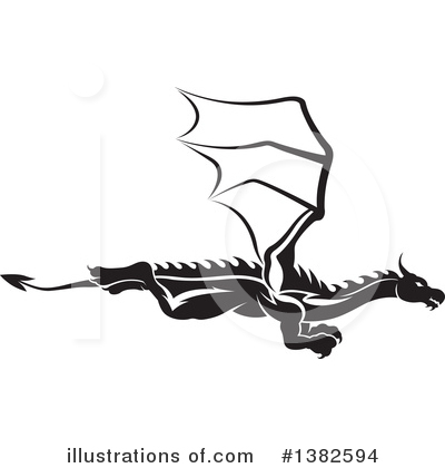 Royalty-Free (RF) Dragon Clipart Illustration by dero - Stock Sample #1382594