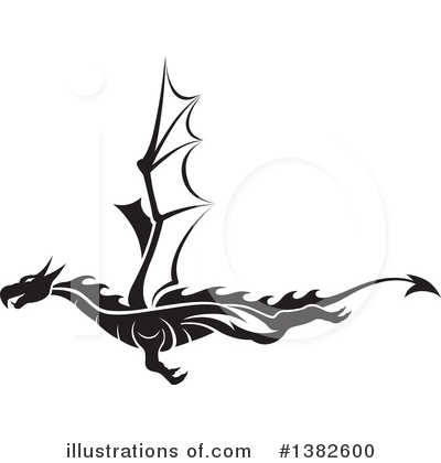 Dragon Clipart #1382600 by dero
