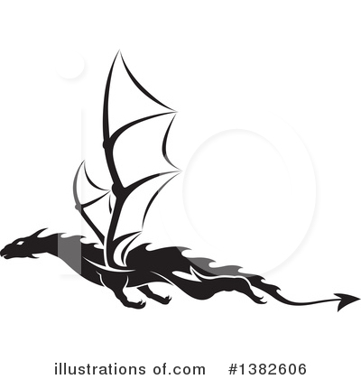 Dragon Clipart #1382606 by dero