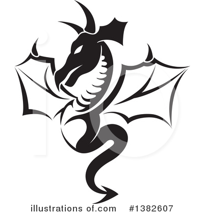 Royalty-Free (RF) Dragon Clipart Illustration by dero - Stock Sample #1382607