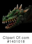 Dragon Clipart #1401018 by Leo Blanchette