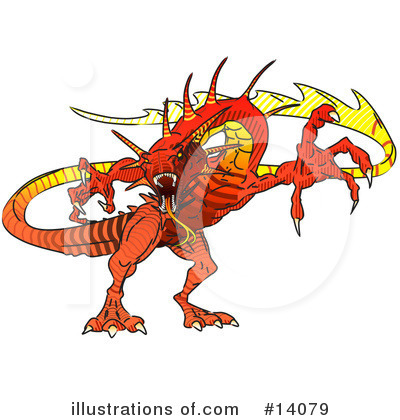 Dragon Clipart #14079 by Leo Blanchette