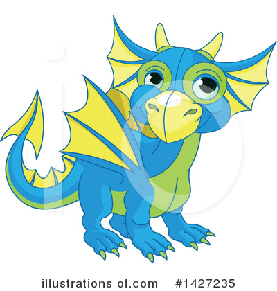 Royalty-Free (RF) Dragon Clipart Illustration by Pushkin - Stock Sample #1427235