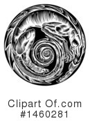 Dragon Clipart #1460281 by AtStockIllustration