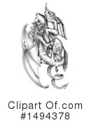 Dragon Clipart #1494378 by patrimonio