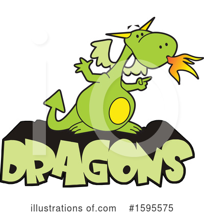 Dragon Clipart #1595575 by Johnny Sajem