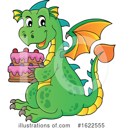 Royalty-Free (RF) Dragon Clipart Illustration by visekart - Stock Sample #1622555