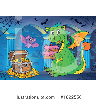 Royalty-Free (RF) Dragon Clipart Illustration by visekart - Stock Sample #1622556
