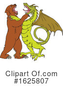 Dragon Clipart #1625807 by patrimonio