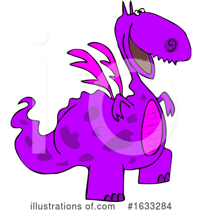 Purple Dragon Clipart #1633284 by djart