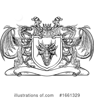 Royalty-Free (RF) Dragon Clipart Illustration by AtStockIllustration - Stock Sample #1661329