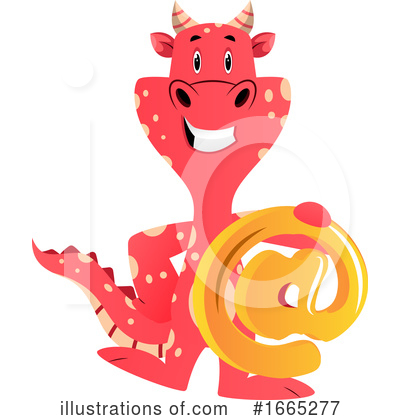 Royalty-Free (RF) Dragon Clipart Illustration by Morphart Creations - Stock Sample #1665277