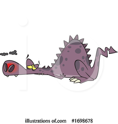 Royalty-Free (RF) Dragon Clipart Illustration by toonaday - Stock Sample #1698678