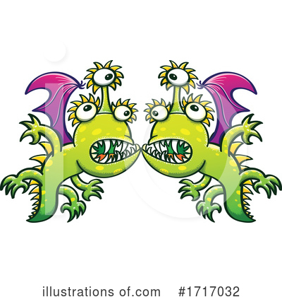 Royalty-Free (RF) Dragon Clipart Illustration by Zooco - Stock Sample #1717032