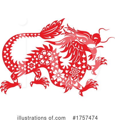 Royalty-Free (RF) Dragon Clipart Illustration by Vector Tradition SM - Stock Sample #1757474