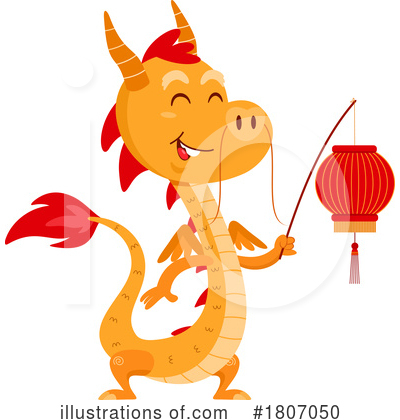 Royalty-Free (RF) Dragon Clipart Illustration by Hit Toon - Stock Sample #1807050