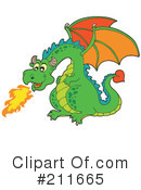 Dragon Clipart #211665 by visekart