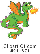 Dragon Clipart #211671 by visekart