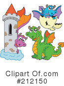 Dragon Clipart #212150 by visekart