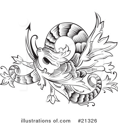 Royalty-Free (RF) Dragon Clipart Illustration by Paulo Resende - Stock Sample #21326