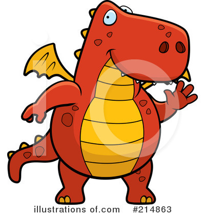 Royalty-Free (RF) Dragon Clipart Illustration by Cory Thoman - Stock Sample #214863