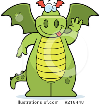 Royalty-Free (RF) Dragon Clipart Illustration by Cory Thoman - Stock Sample #218448