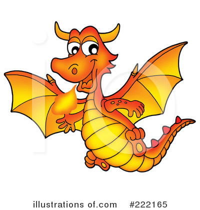 Royalty-Free (RF) Dragon Clipart Illustration by visekart - Stock Sample #222165