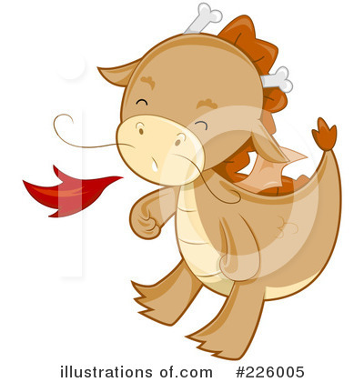 Royalty-Free (RF) Dragon Clipart Illustration by BNP Design Studio - Stock Sample #226005