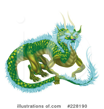 Royalty-Free (RF) Dragon Clipart Illustration by AtStockIllustration - Stock Sample #228190