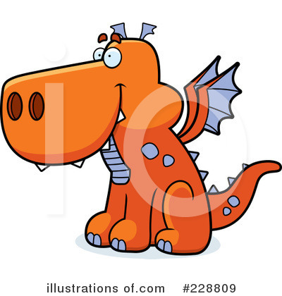 Royalty-Free (RF) Dragon Clipart Illustration by Cory Thoman - Stock Sample #228809