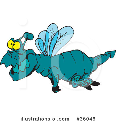 Dragonfly Clipart #36046 by Dennis Holmes Designs