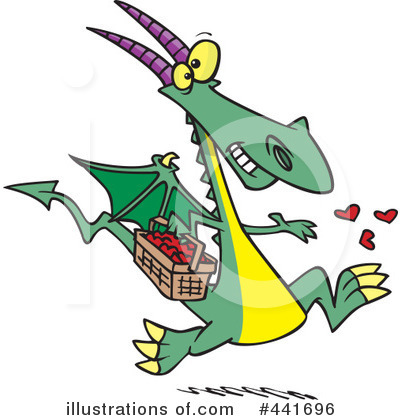Royalty-Free (RF) Dragon Clipart Illustration by toonaday - Stock Sample #441696