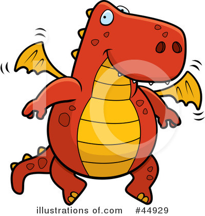 Dragons Clipart #44929 by Cory Thoman