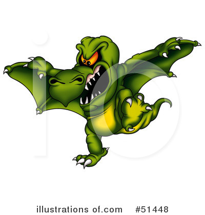 Royalty-Free (RF) Dragon Clipart Illustration by dero - Stock Sample #51448
