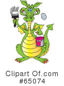 Dragon Clipart #65074 by Dennis Holmes Designs